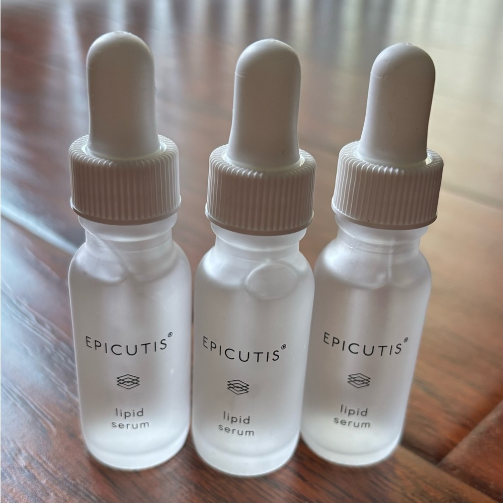 3 Epicutis sample size lipid serums ~10ml each (~1oz total)
